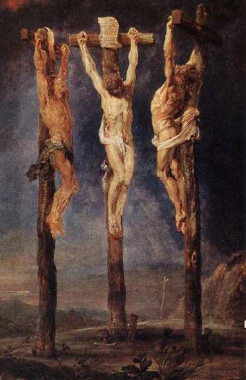 RUBENS, Pieter Pauwel The Three Crosses Germany oil painting art